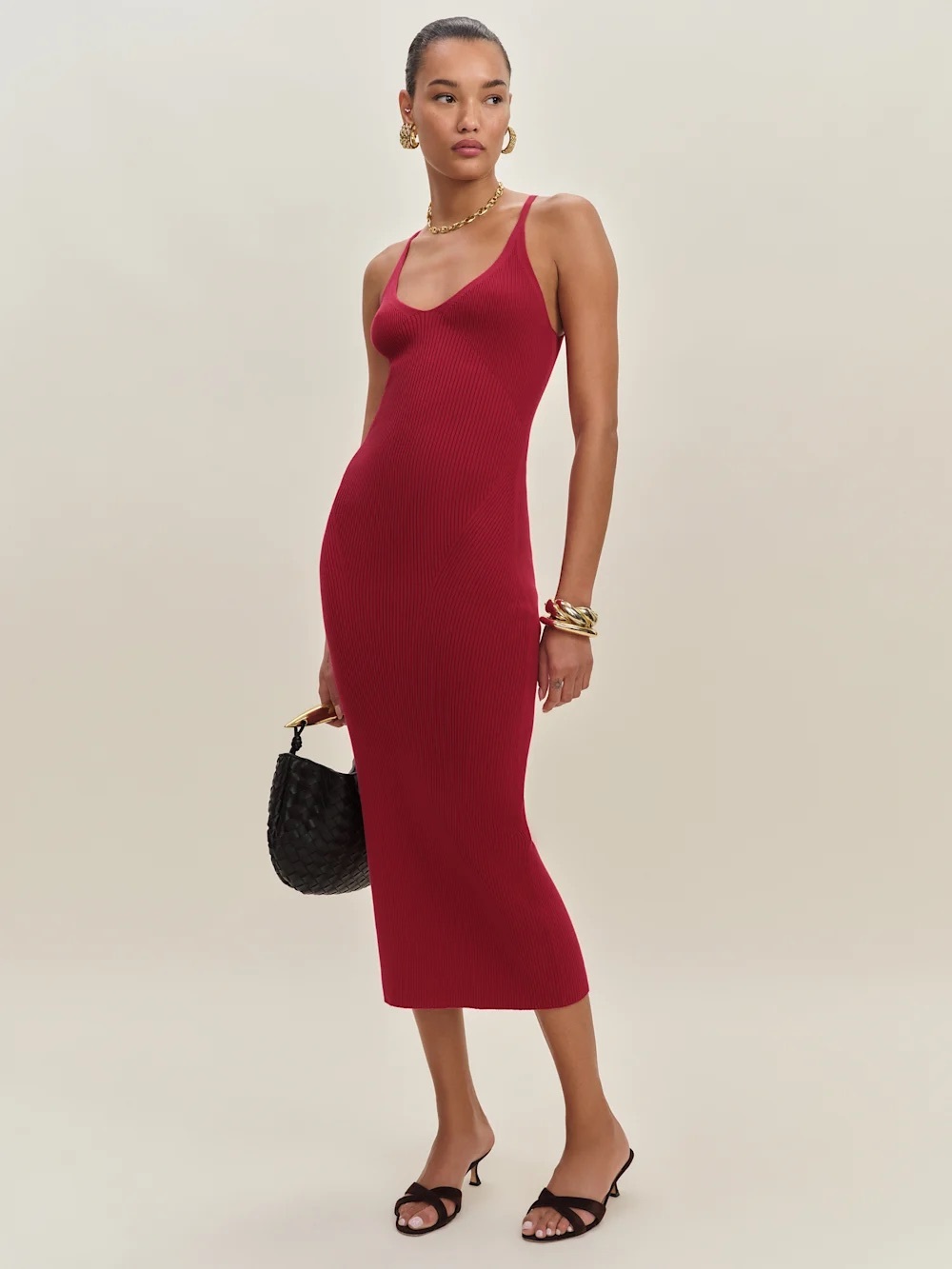 Reformation Dahlia Cotton Sweater Dress - Picture 4 of 4